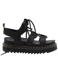 Dr. Martens - Schoenen ,Zwart ,Platte Zwarte Schoenen Nartilla Stijl - Lyst