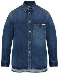 Givenchy - Overhemden ,Blauw ,Denim Denim Shirt - Lyst
