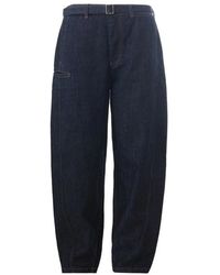 Emporio Armani - Cotton Jeans & Pant - Lyst