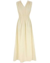 Amotea - Kleedjes ,Geel ,Katoen Antea Dress - Lyst