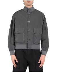 C.P. Company - Chrome-R Jacke Mit Geripptem Kragen - Lyst
