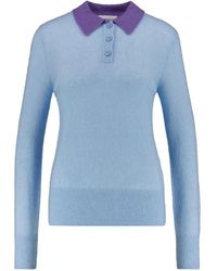 FABIENNE CHAPOT - Truien & Vesten ,Blauw ,Wol Barbara Pullover - Lyst