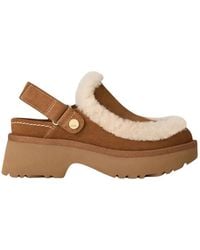 UGG - Schoenen ,Bruin ,Suède Esmee Clog - Lyst