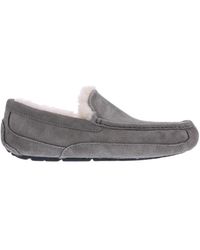 UGG - Schoenen ,Grijs ,Wol Ascot Slipper - Lyst