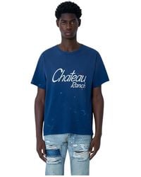 GALLERY DEPT. - Tops ,Blauw ,Katoen Chateau Raunch T-Shirt - Lyst