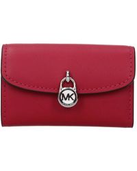 Michael Kors - Accessoires ,Rood ,Leer Lyra Portemonnee - Lyst