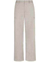 Fendi - Straight Trousers - Lyst