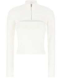 Juun.J - Truien & Vesten ,Wit ,Stijlvolle Sweater Collectie - Lyst