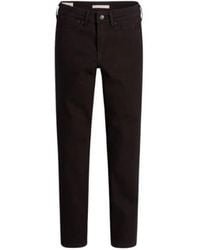 Levi's - Schwarze slim welt pocket night jeans levi's - Lyst