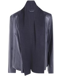 TOTEME - Scarf Leather Jacket - Lyst