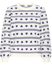 Ichi - Hoodies & Sweatvesten ,Veelkleurig ,Polyester Ihbrielle Ls7 Sweatshirt - Lyst