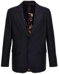 Etro - Jacquard Jas Van Wol En Katoen - Lyst