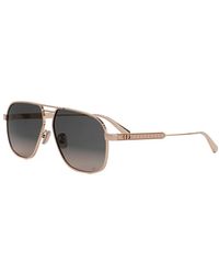 Dior - Roségold Aviator Sonnenbrille Mit Grauen Gläsern - Lyst