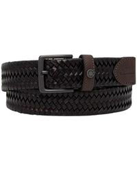 Paul & Shark - Leren Riem - Lyst