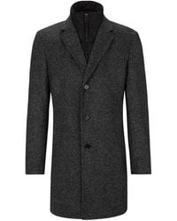 BOSS - Single-Breasted Coats - Lyst