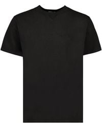 Dior - T-shirt mit gesticktem logo - Lyst