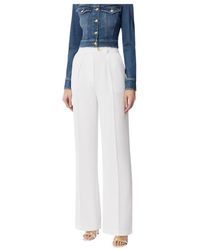 Elisabetta Franchi - Wide Trousers - Lyst