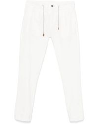 Eleventy - Drawsting Katoenmix Broek - Lyst
