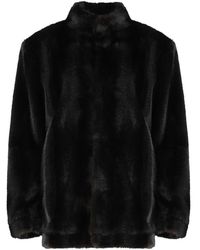 MM6 by Maison Margiela - Faux Fur & Shearling Jackets - Lyst