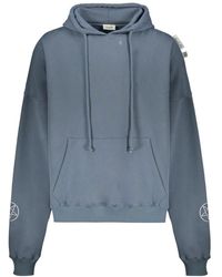 Isabella 1985 - Hoodies & Sweatvesten ,Blauw ,Katoen Hooded Sweatshirt - Lyst