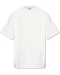 Burberry - T-shirt mit inside-out-effekt - Lyst