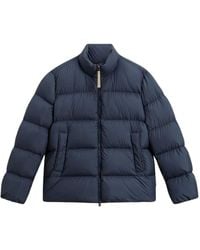 Woolrich - Jassen ,Blauw ,Polyester Cloud Eagle Jacket - Lyst