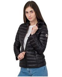 J.O.T.T - Jassen ,Zwart ,Leer Cloe Down Jacket - Lyst