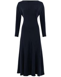 P.A.R.O.S.H. - Kleedjes ,Zwart ,Poker Maxi Jurk - Lyst