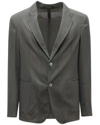 Armani - Jassen ,Groen ,Wol Wollen Jas - Lyst