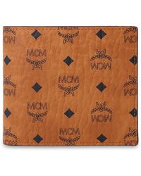 MCM - Visetos Billfold Wallet - Lyst