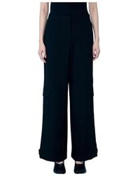 Ganni - Wide Trousers - Lyst