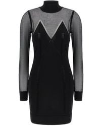 Elisabetta Franchi - Viscose Short Dress - Lyst