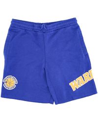 Mitchell & Ness - Korte Broeken ,Blauw ,Katoen Nba Game Day French Terry Shorts - Lyst