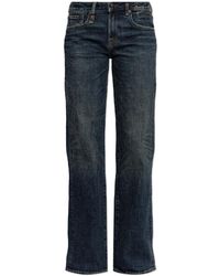 R13 - Jeans ,Blauw ,Katoen Straight-Leg Jeans - Lyst