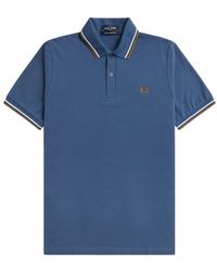 Fred Perry - Midnight twin tipped polo - Lyst