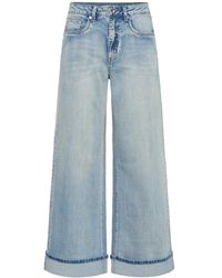 Gestuz - Wijde Jeans Gewassen Blauw - Lyst