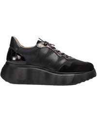 Wonders - Schoenen ,Zwart ,Leer Zwarte Damessneaker - Lyst