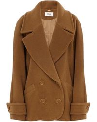 Chloé - Double-Breasted Coats - Lyst