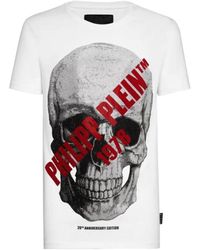 Philipp Plein - Skull T-Shirt Rundhals - Lyst