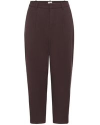 Kaffe - Cropped Trousers - Lyst