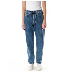 Replay - Jeans ,Blauw ,Katoen W9Z1 Straight Fit Jeans - Lyst