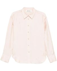 Rohe - Overhemden ,Roze ,Zijden Blouse - Lyst