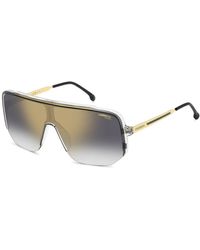 Carrera - Graue crystal sonnenbrille mit gold spiegelnden gläsern - Lyst