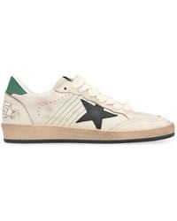 Golden Goose - Glitter star leder sneakers - Lyst