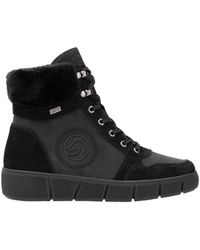 Remonte - Schwarze lässige stiefeletten - Lyst