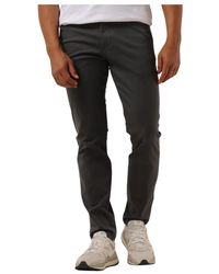 SELECTED - Broeken ,Grijs ,Slim Fit Flex Broek - Lyst