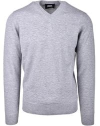 Alpha Studio - V-Neck Knitwear - Lyst