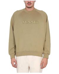 Sunnei - Hoodies & Sweatvesten ,Katoen Oversized Logo Sweatshirt - Lyst