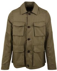 Moorer - Jassen ,Groen ,Militaire Stijl Groene Jas - Lyst