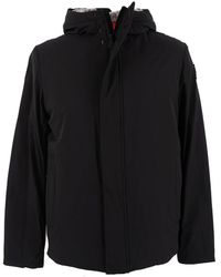 Suns - Kurze winter parka jacke schwarz,kurze winter parka jacke olivgrün,blaue winter parka jacke mit kapuze - Lyst